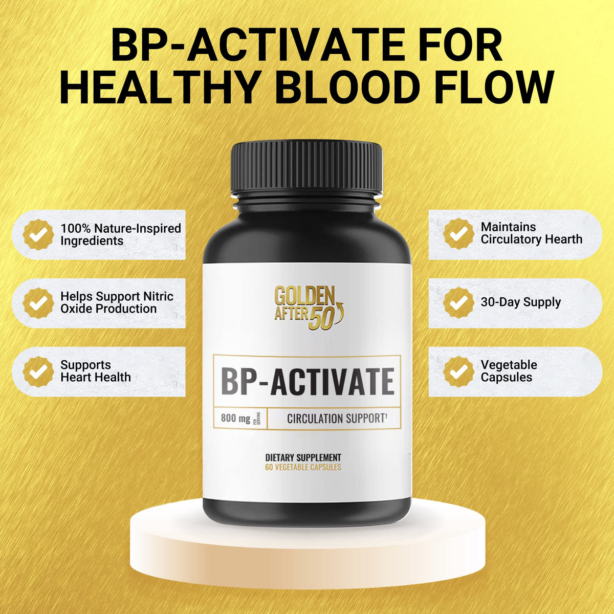 Golden After 50 BP-Activate - Cardiovascular Health Support
