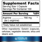 Douglas Laboratories L-Arginine Amino Acid - 100 Capsules - image 2