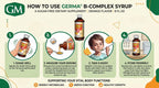 Germa B-Complex Syrup Vitamin B Supplement - 8 oz - image 5