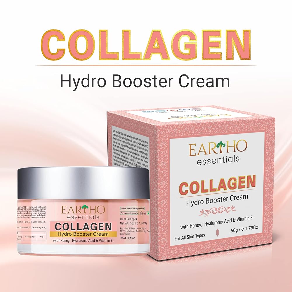Eartho Essentials Ayurvedic Collagen Hydro Booster Cream - 50g - image 5