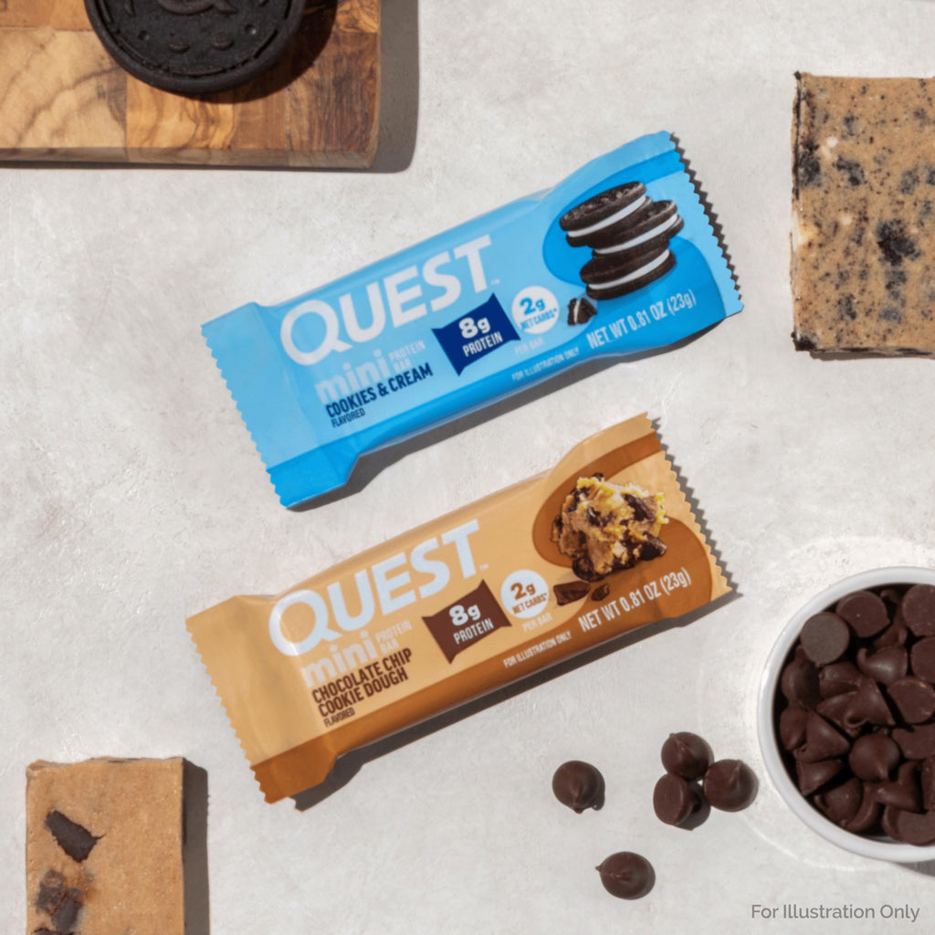 Quest Nutrition Mini Cookies & Cream Protein Bars