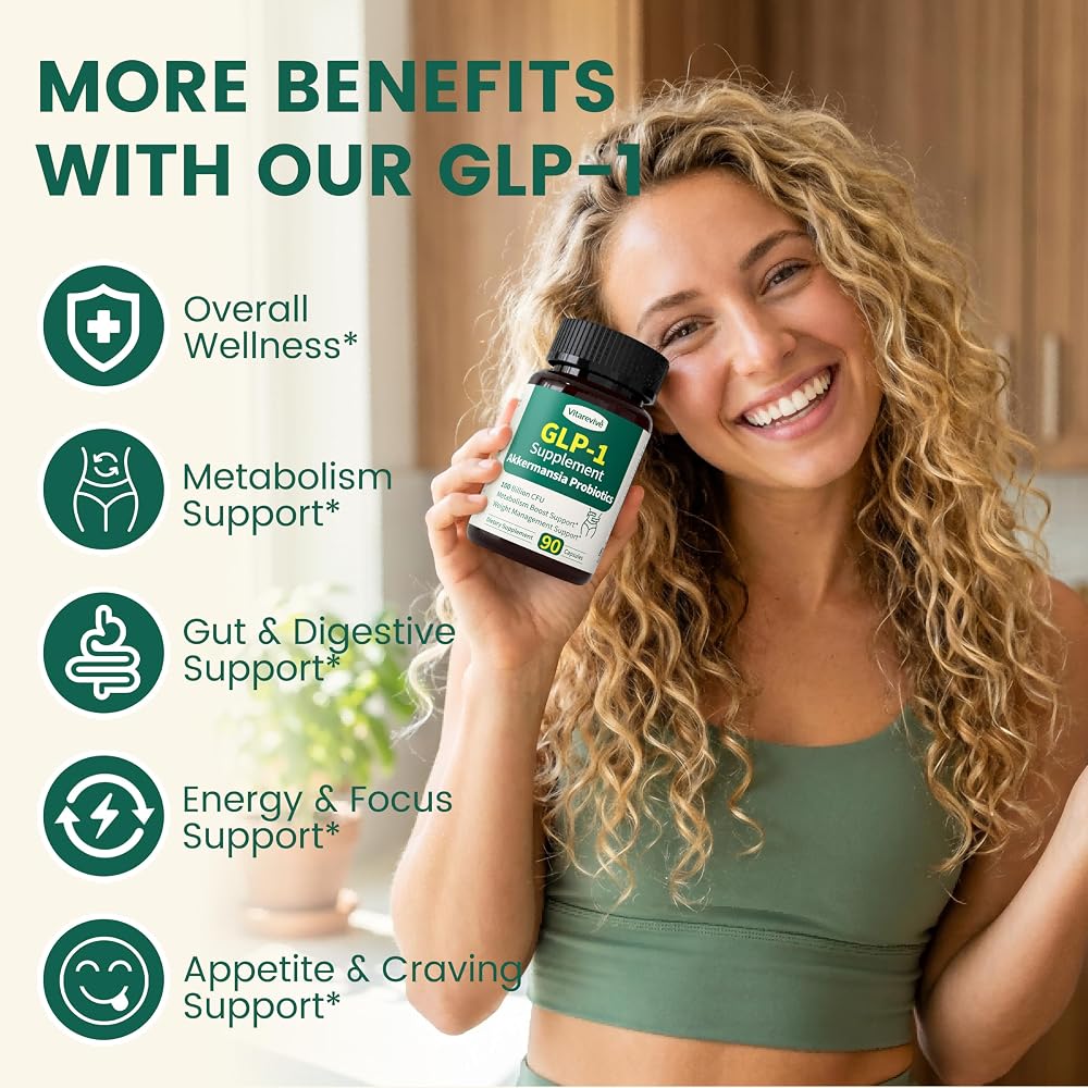 Vitarevive GLP-1 Supplement with Akkermansia Probiotic - 90 Capsules - image 6