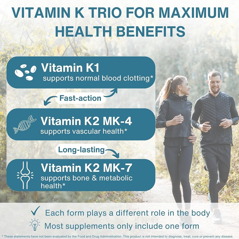Igennus Full Spectrum Vitamin K Complex K1 & K2 - 90 Capsules - image 4