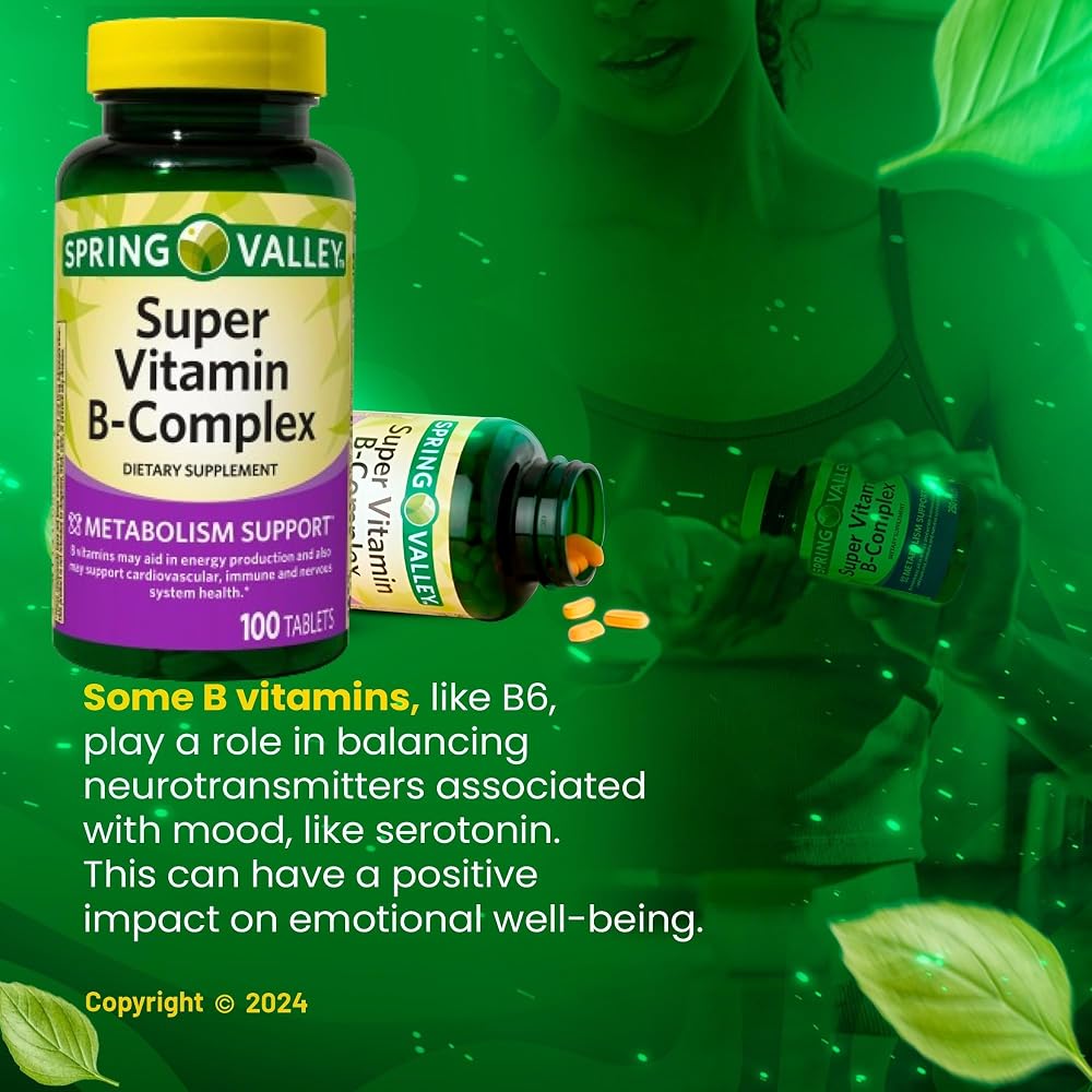 LightSpring Super Vitamin B-Complex 100 Tablets - 100 Count - image 4