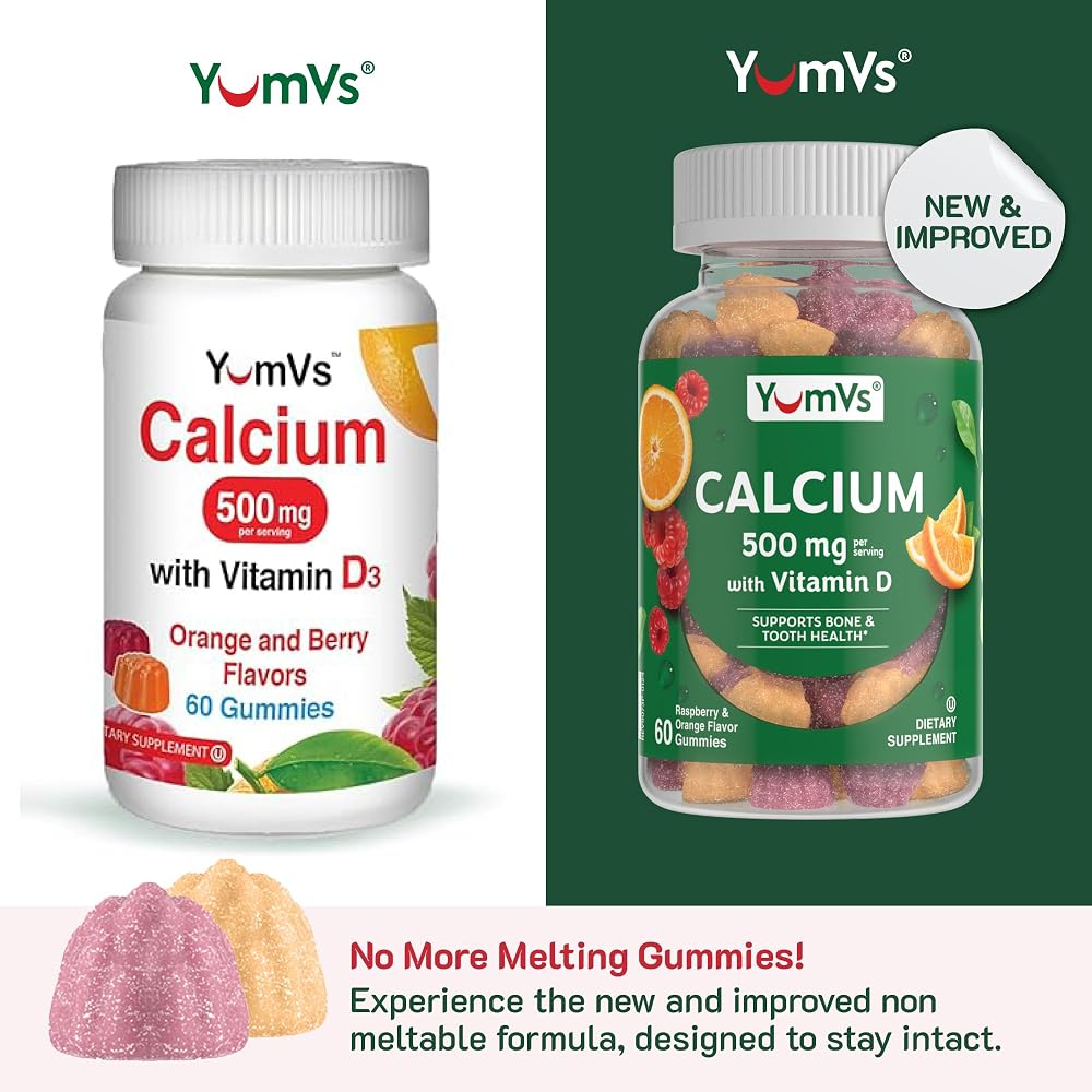 YUM-V'S Calcium Gummies 500 mg with Vitamin D3 - image 2