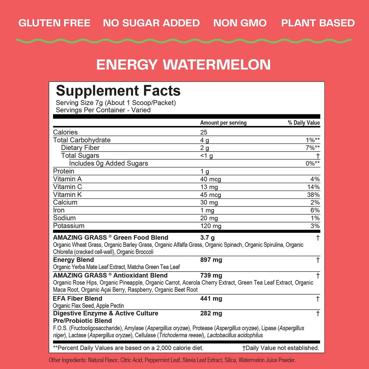 Amazing Grass Green SuperFood Energy Powder with Matcha - 30 Servings - image 5