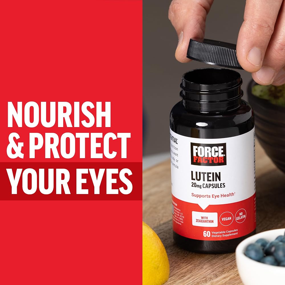 Force Factor Lutein and Zeaxanthin Eye Vitamins - 60 Capsules - image 6
