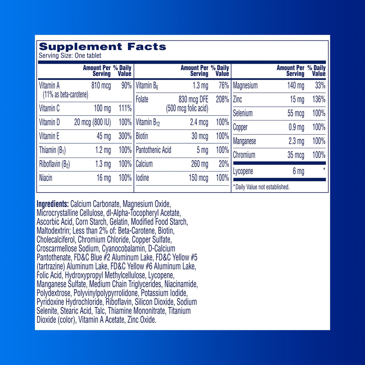 ONE A DAY Men's Pre-Conception Health Multivitamin - 30 Tablets - image 8