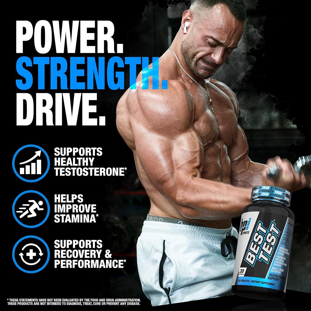 BPI Sports Best Test Testosterone Booster for Men - 30 Servings - image 3