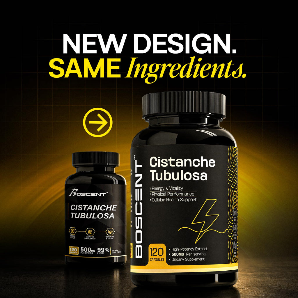 BOSCENT Cistanche Tubulosa Extract 500mg Nootropic - 120 Capsules - image 2