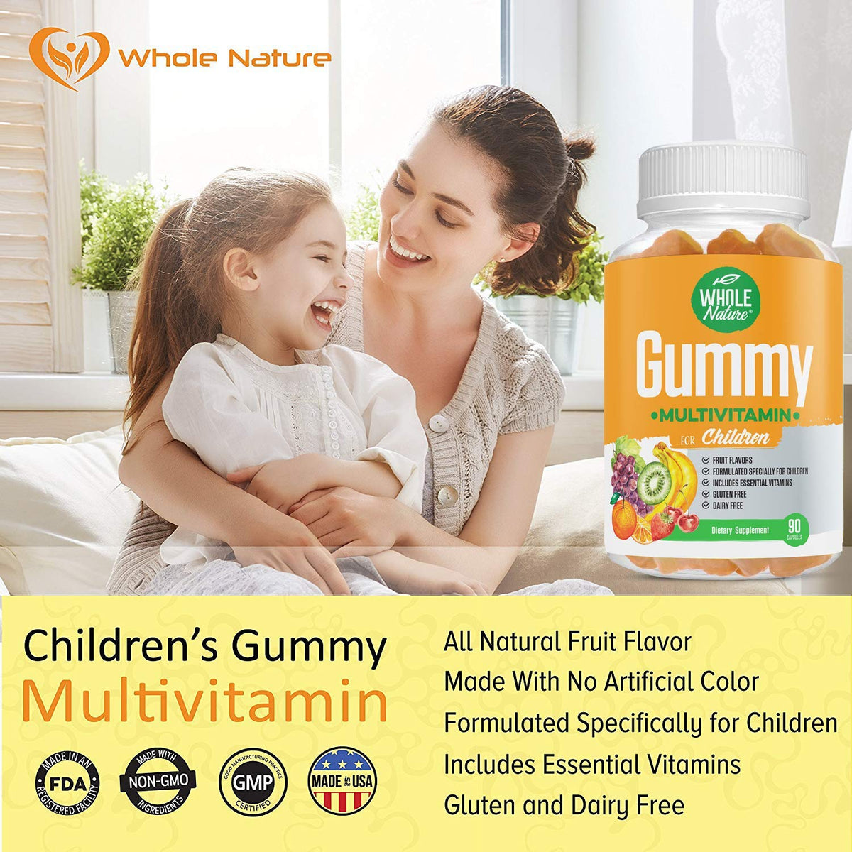 Whole Nature Kids Gummy Multivitamin - 90 Gummies - image 4