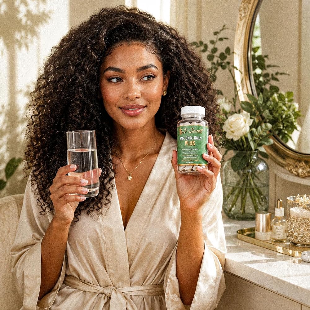 S-Secrets Hair, Skin & Nails Vitamin - 60 Capsules - image 3