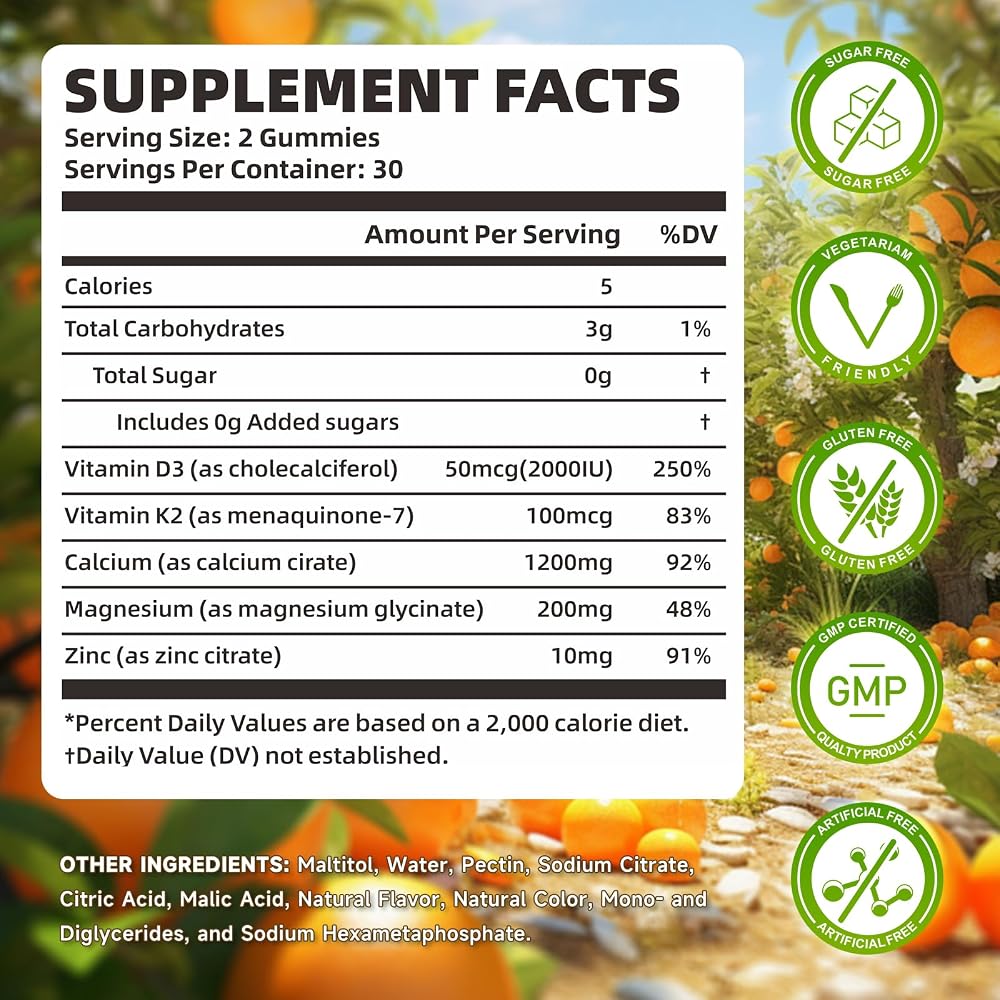 Saajoor Calcium Citrate Gummies