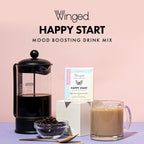 Winged Wellness Happy Start Mood Boosting Drink Mix Powder - 30 Servings - image 2
