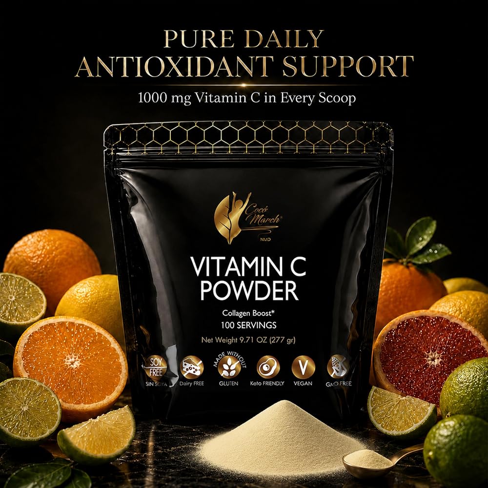 Cocó March N.M.D Vitamin C Powder 1000mg with Zinc & Quercetin - image 2