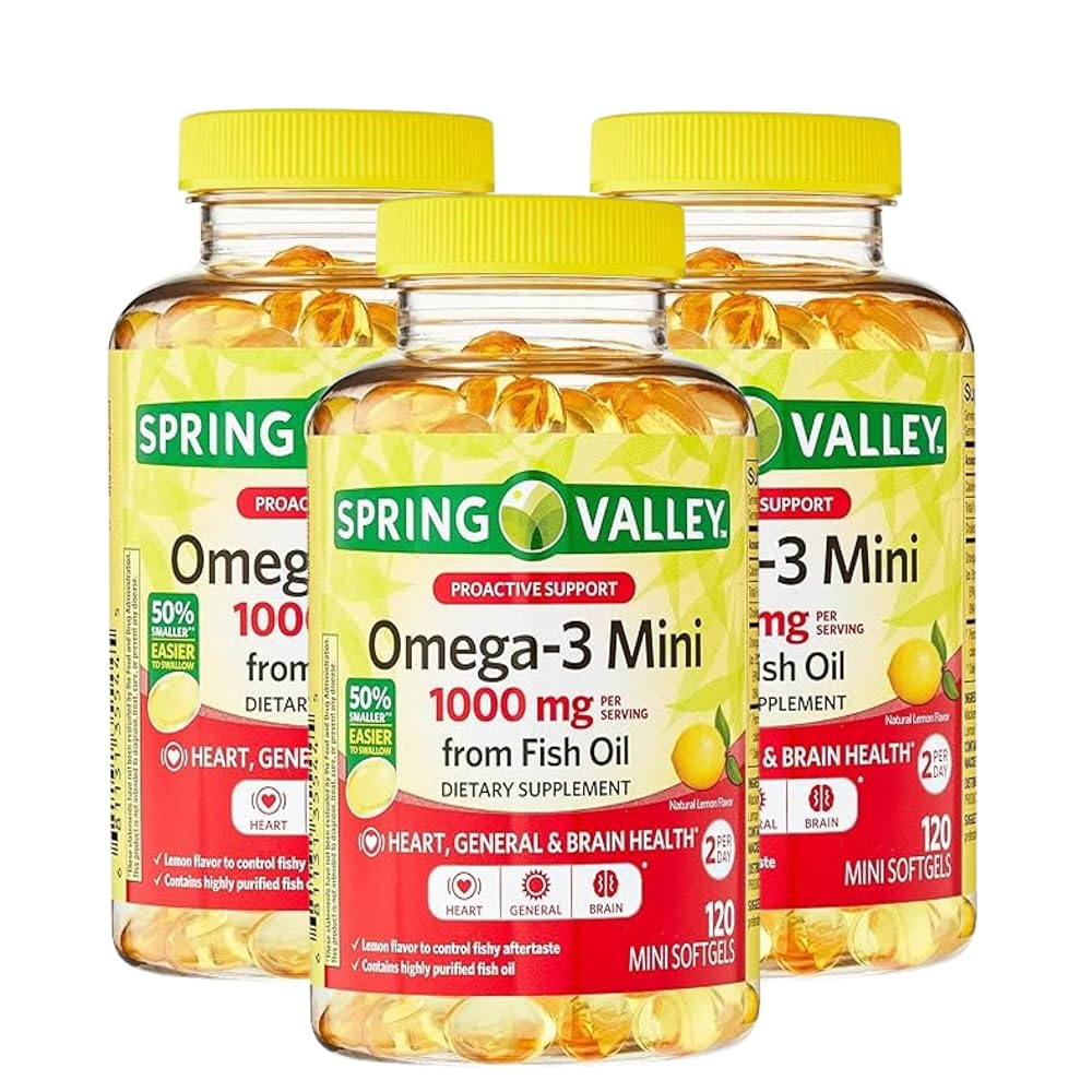 Unique Bundle Omega-3 Mini Fish Oil - 120 Softgels