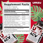 UMZU zuACV Apple Cider Vinegar Capsules - 90 Count - image 4