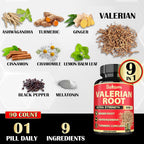 Satoomi Valerian Root Capsules with 9 Herbs - 90 Capsules - image 4