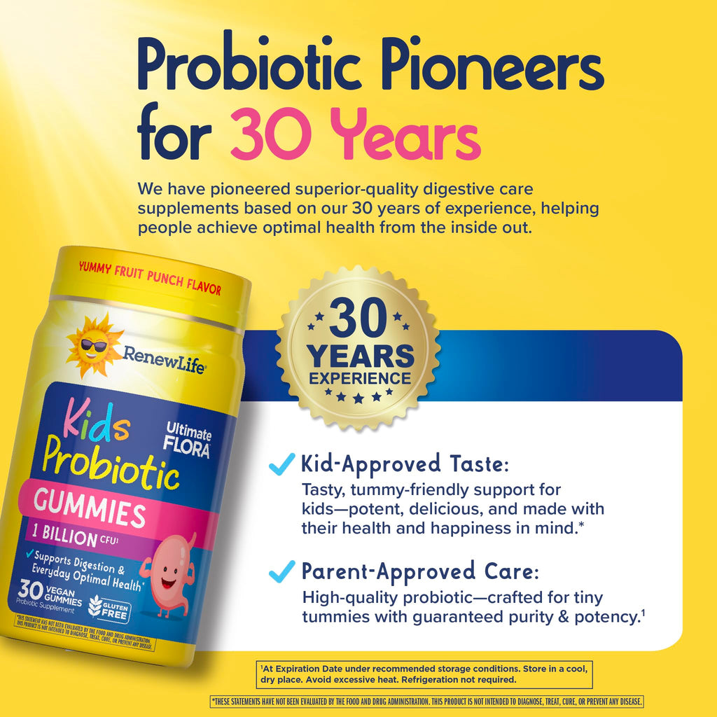 Renew Life Kids Probiotic Gummies 1 Billion CFU - 30 Gummies - image 7