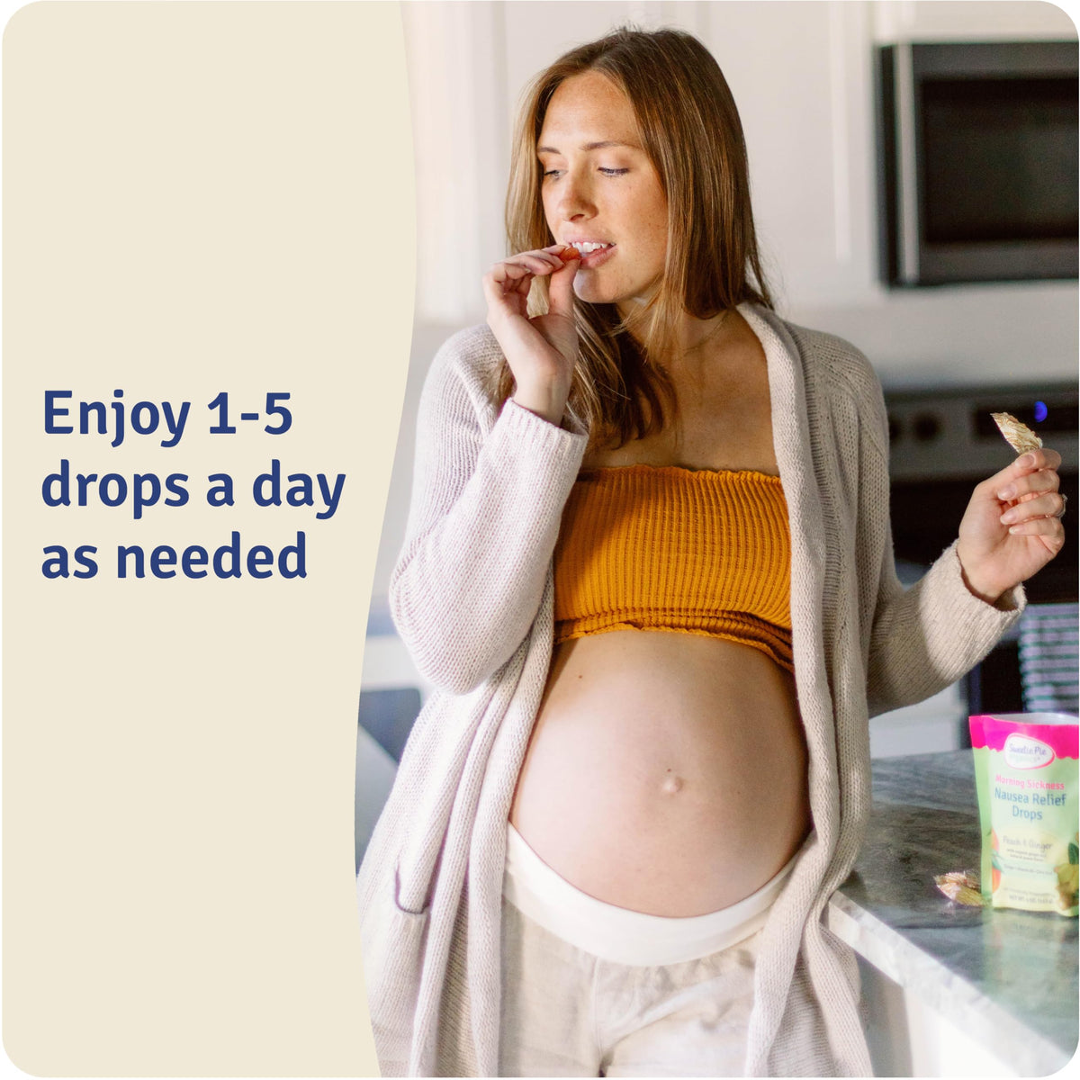 Sweetie Pie Organics Pregnancy Nausea Relief Drops Peach Ginger - 30 Count - image 6