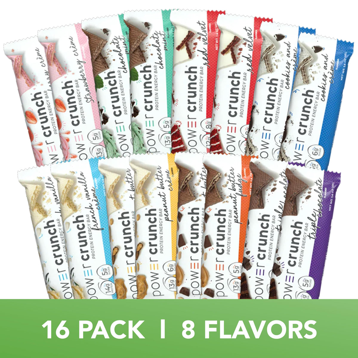 Mission Nutrition Power Crunch Protein Bars Variety Pack - 16 Bars - image 2