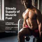MuscleTech Platinum 8-Hour Protein Powder, 50 Servings