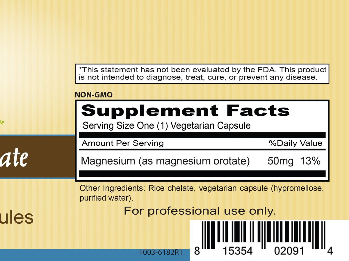 Priority One Magnesium Orotate 100 Capsules - Bioavailable - image 3