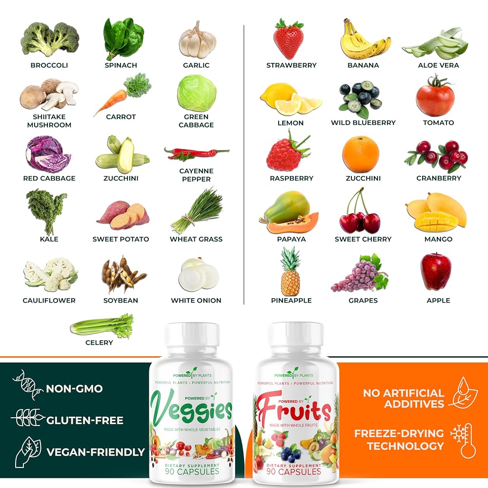 POWERED X PLANTS Fruit & Veggies Capsules - image 5