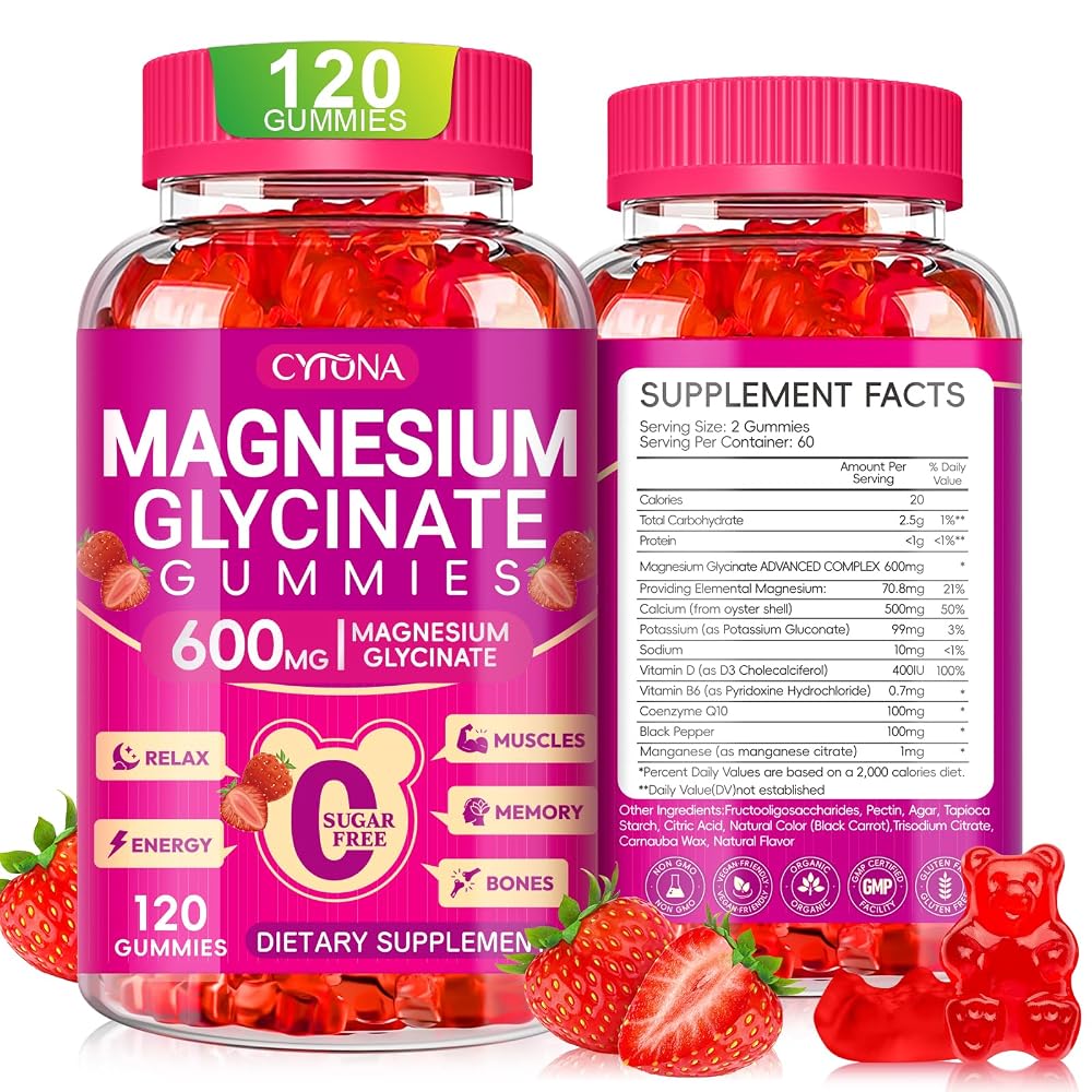 Cytona Magnesium Glycinate Gummy 600mg