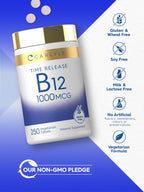 Carlyle B12 Vitamin 1000 mcg Time Release - 250 Tablets - image 5