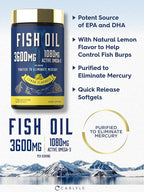 Carlyle Fish Oil 3600mg Omega 3 - 120 Softgels - image 4