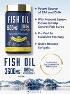 Carlyle Fish Oil 3600mg Omega 3 - 120 Softgels - image 4