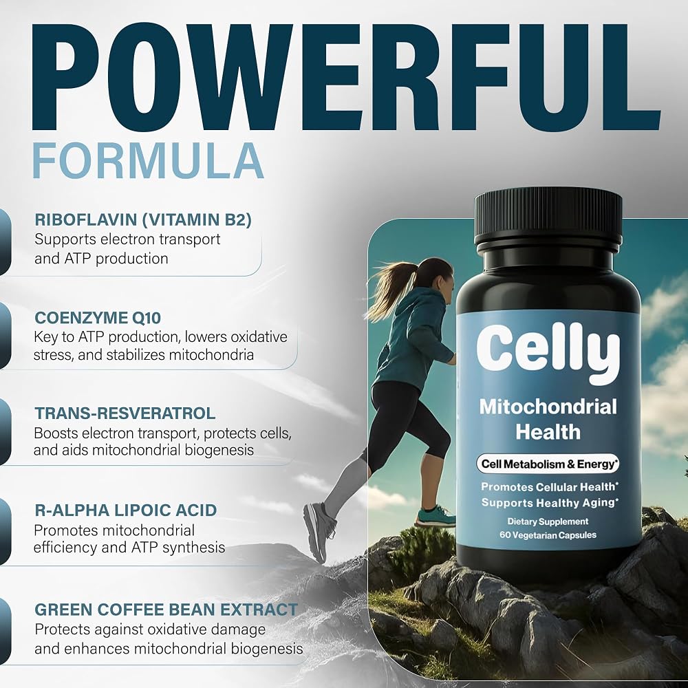Celly Mitochondrial Health Supplement - 60 Capsules - image 3