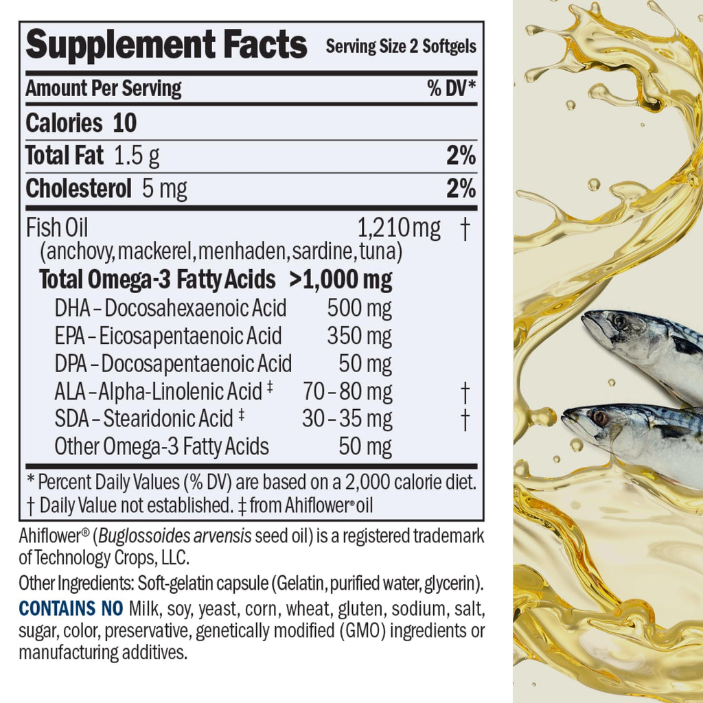ANDREW LESSMAN Maximum Essential Omega-3 Mint - Softgels - Ultra-Pure