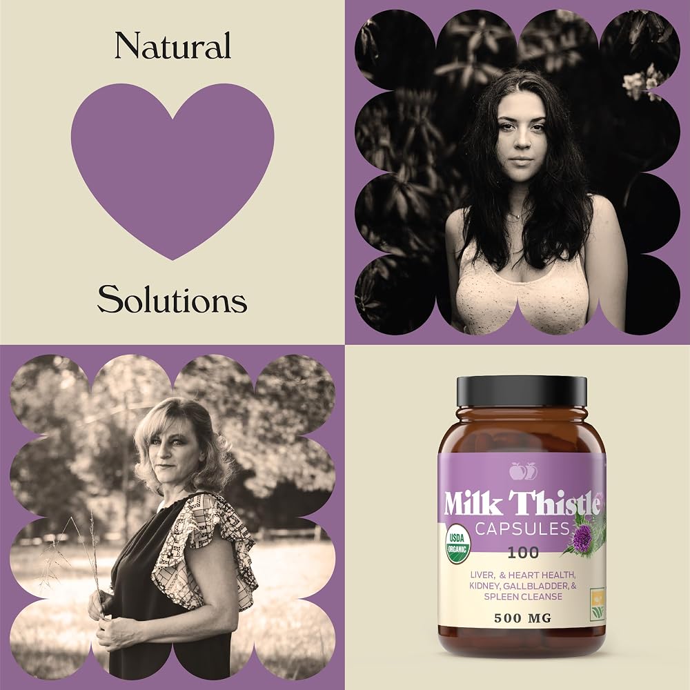 Complete Natural Products Milk Thistle 500mg Capsules - 100 Count - image 4