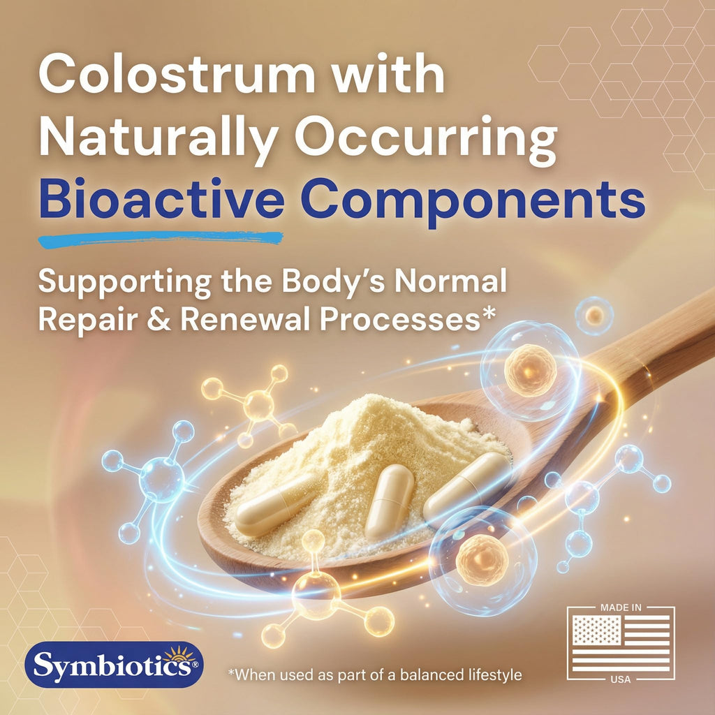 Symbiotics Colostrum Vegetable Capsules Immune & Gut Support - 60 - image 3