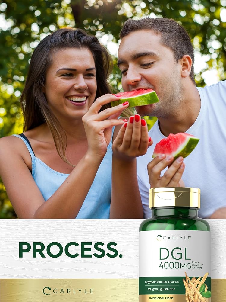 Carlyle DGL Deglycyrrhizinated Licorice - 200 Vegetarian Capsules - image 7