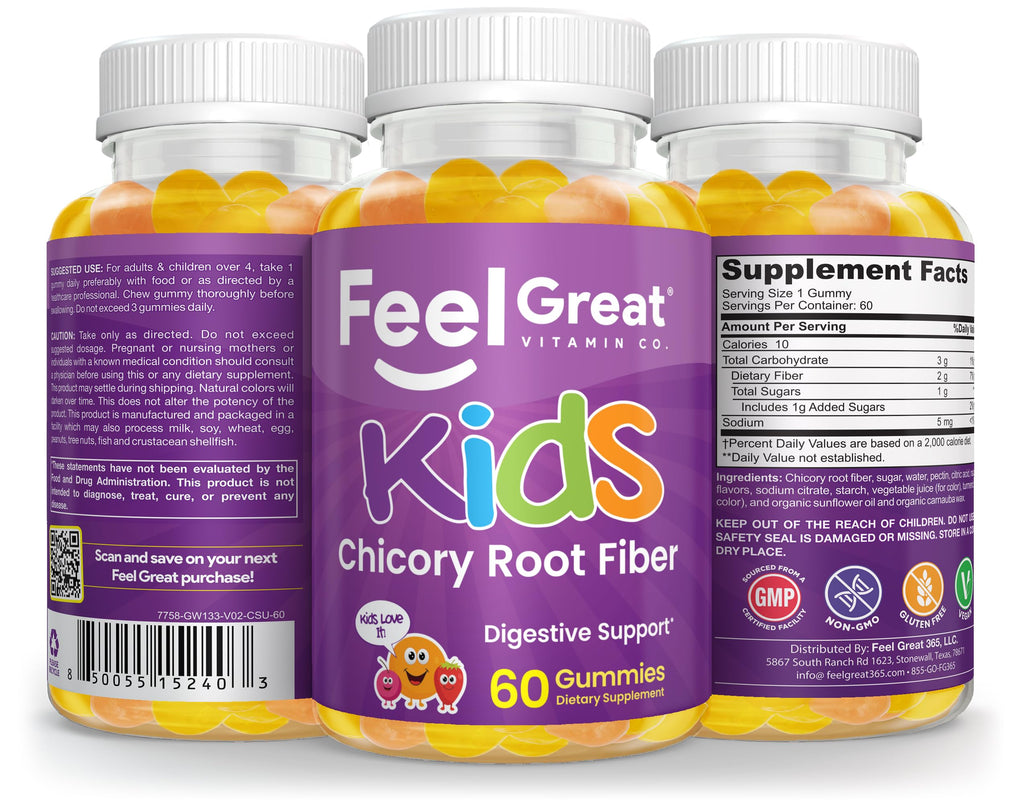 The Feel Great Vitamin Company Fiber Gummies for Kids - 60 Count - image 8