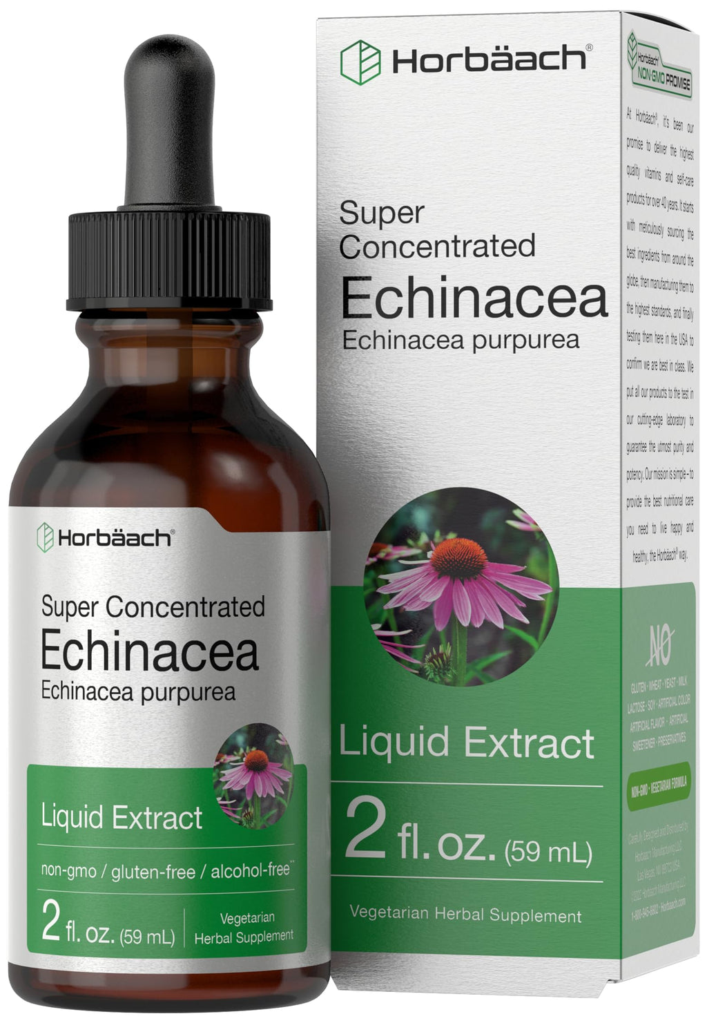 Horbäach Echinacea Drops Herb Tincture - 2 fl oz