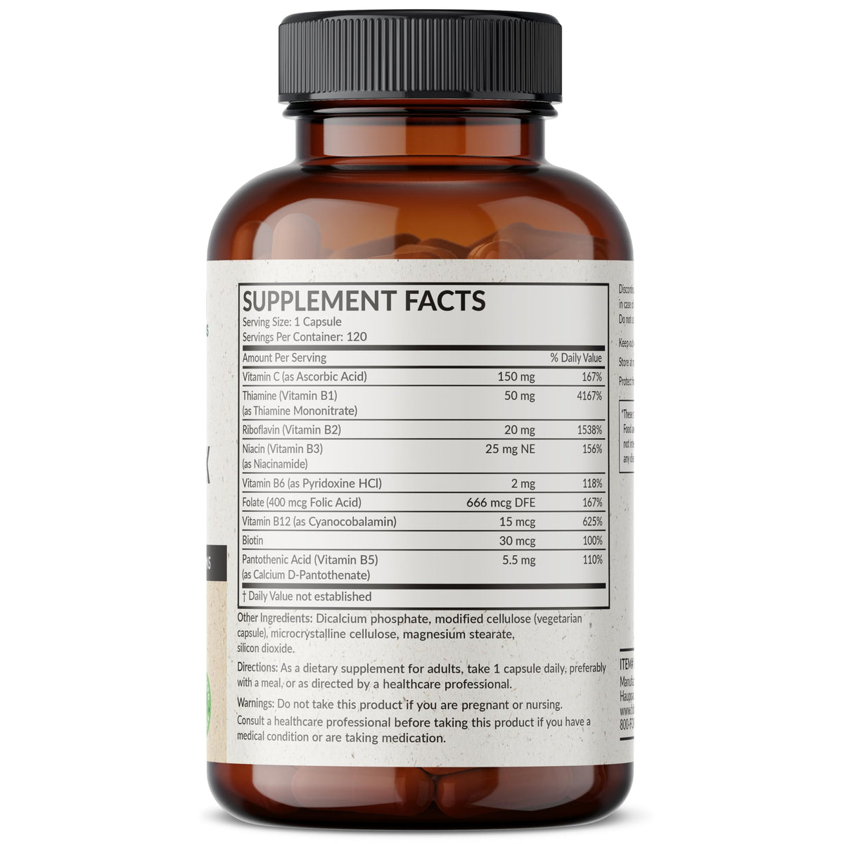 Futurebiotics Vitamin B Complex with Vitamin C Supports Energy