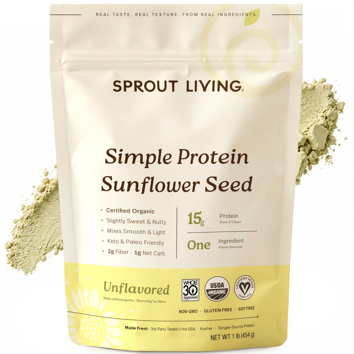 Sprout Living, Simple Protein, Organic Plant Protein Powder
