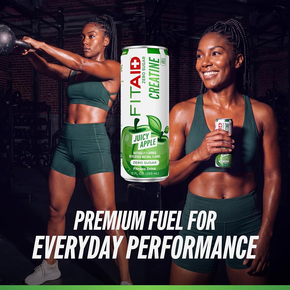 LIFEAID Creatine Recovery Drink, Electrolytes, Zero Sugar