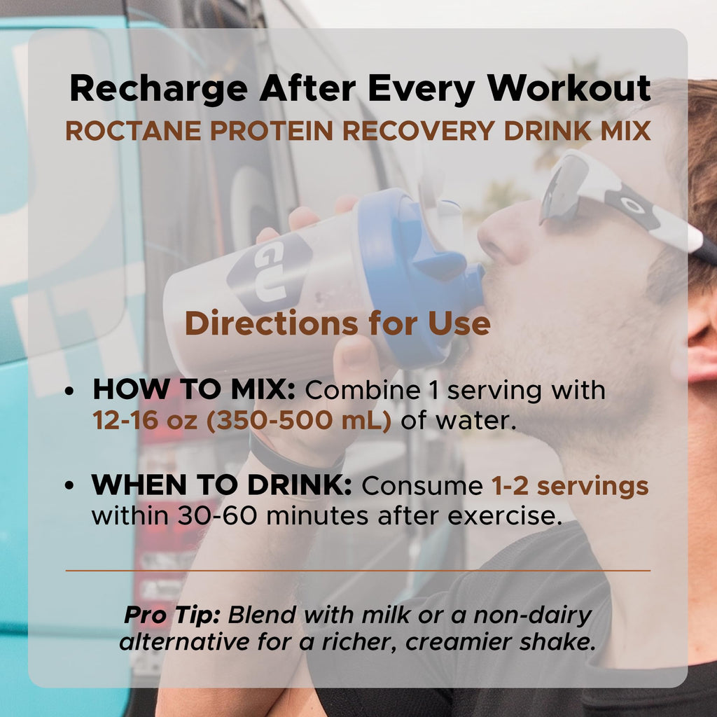GU Energy Roctane Ultra Endurance Protein Recovery Drink Mix