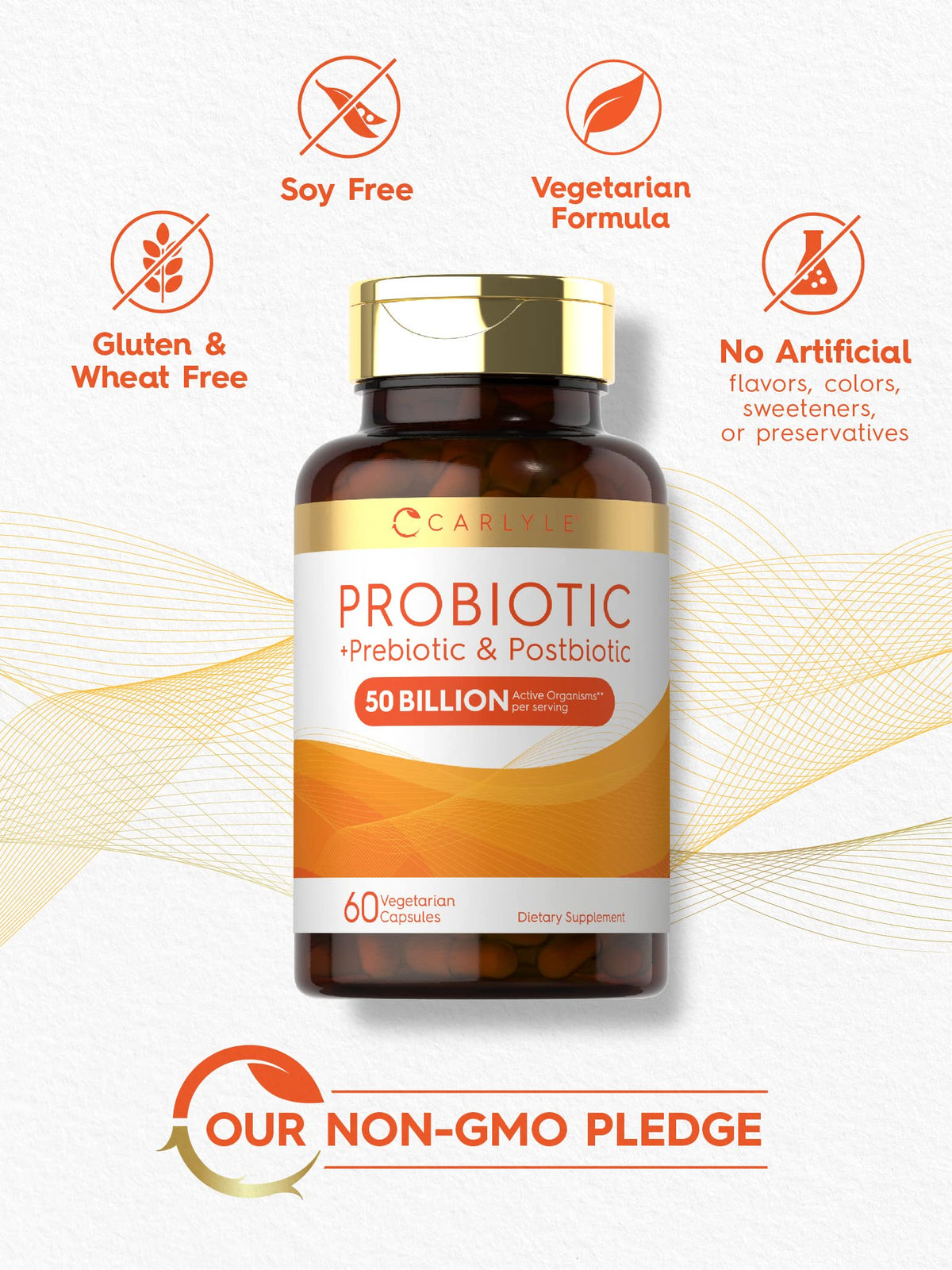 Carlyle Probiotic for Women and Men 50 Billion CFU - 60 Capsules - image 4