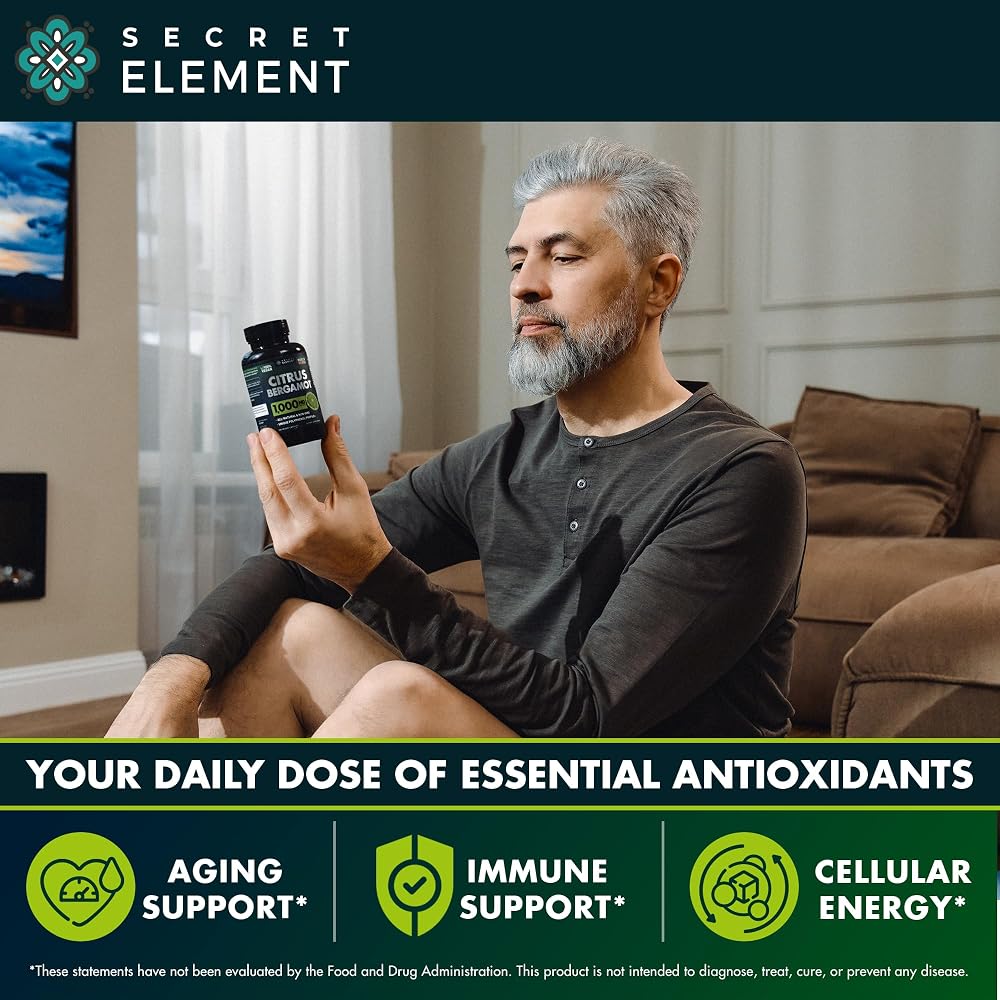 Secret Element Citrus Bergamot 1000MG Gummies&Capsules for Women