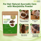 Foodherbs Manjistha Powder Pure Indian Madder Root - 200g - image 4