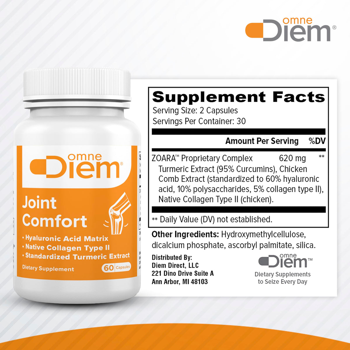 Omne Diem Joint Comfort - 60 Capsules - image 2