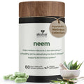 AKSHAR Ayurveda Neem Capsules, Extract & Leaf Powder - 60 Count