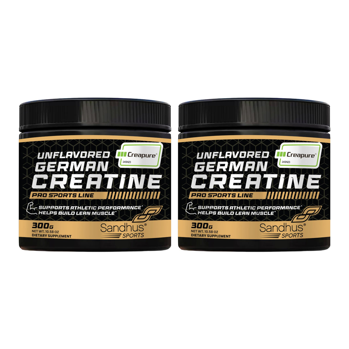 Sandhu's Creapure German Creatine Monohydrate Powder - 120 Servings