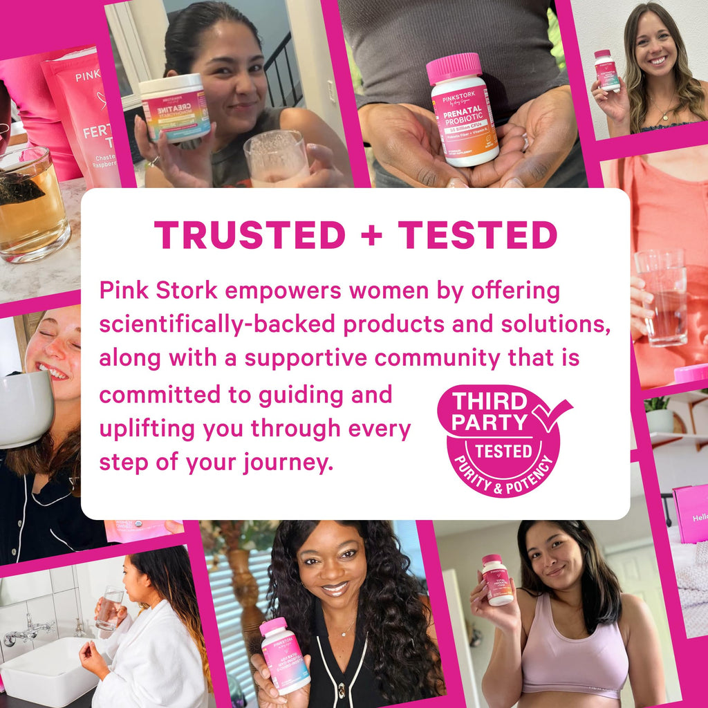 Pink Stork Postpartum Hair Loss Gummies - 60 Count - image 4